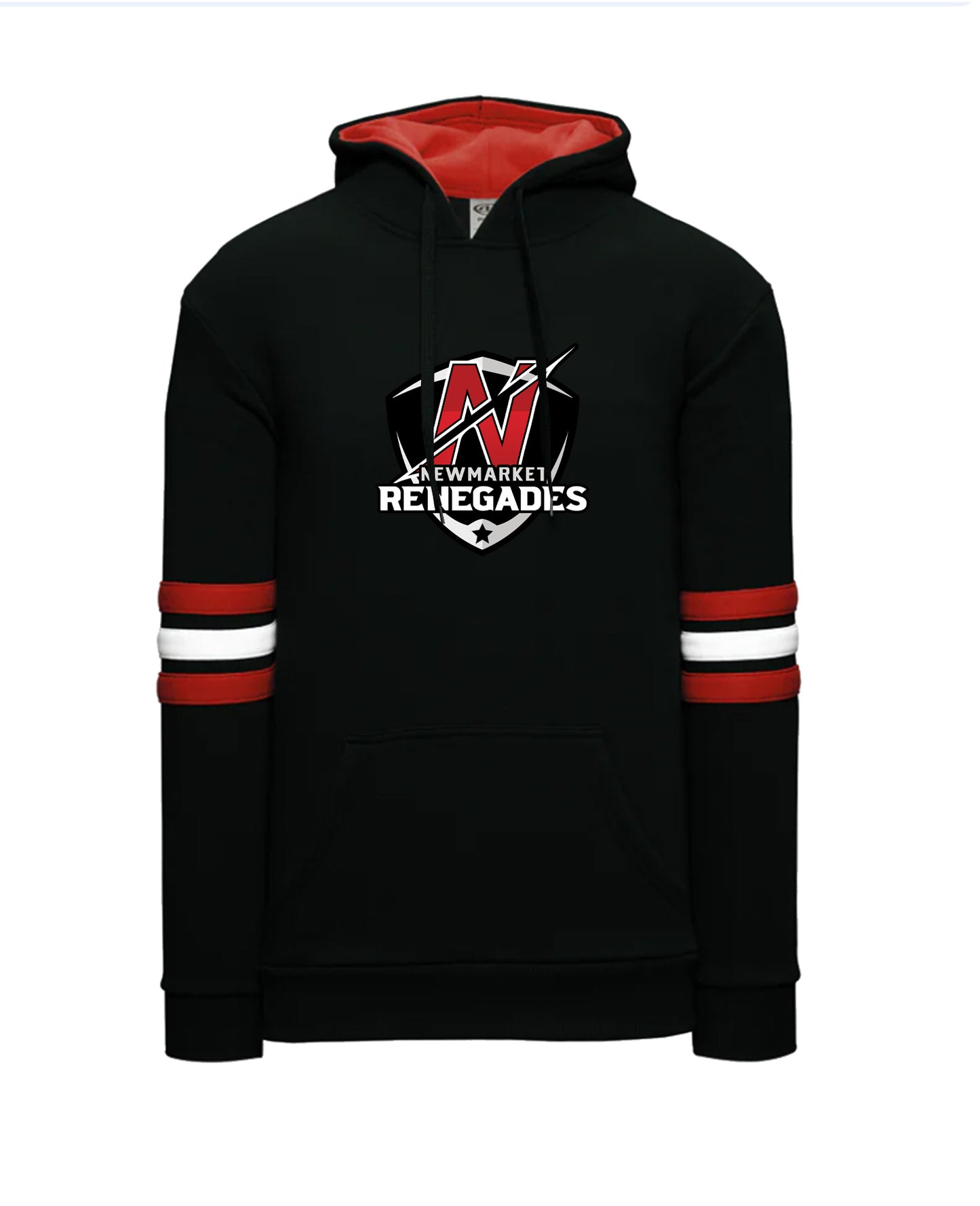 AK Poly Cotton Striped Hoody - YOUTH