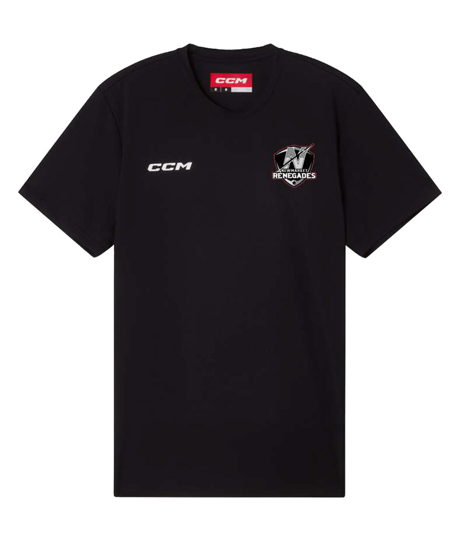 CCM Team Training Tee Short Sleeve ADULT Newmarket Renegades